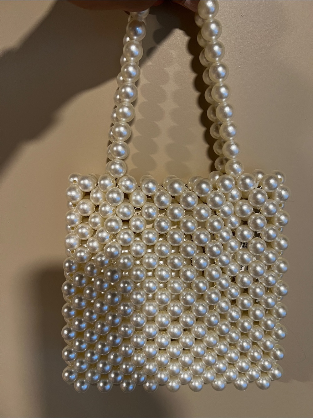 J Crew Pearl Beaded Small Tote Bag - Picture 4 of 7